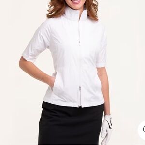 ZERO RESTRICTION
EVE SHORT SLEEVE
WIND JACKET - WHITE